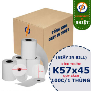 Giấy in hóa đơn K57 - giấy in bill